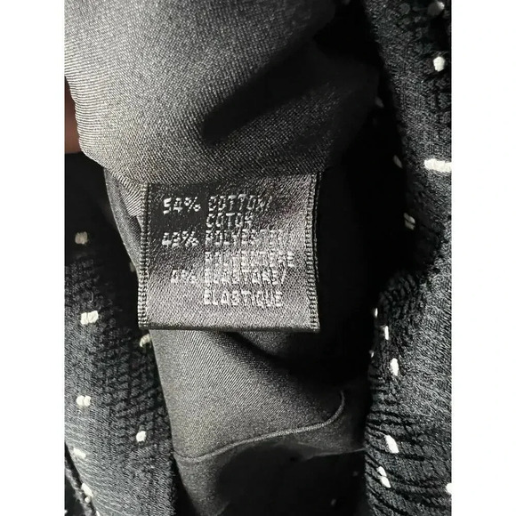 Lafayette 148 black white polka dot ruched blazer jacket 12 career - Picture 9 of 10